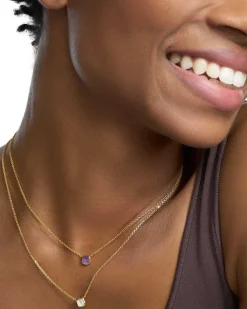 Davie 18K Gold Vermeil Pendant Necklace In Rainbow Moonstone^Kendra Scott Shop