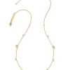 Davie 18K Gold Vermeil Trio Strand Necklace In White Sapphire^Kendra Scott Outlet