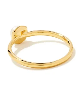 Davie Pearl 18K Gold Vermeil Band Ring In White Pearl^Kendra Scott Discount