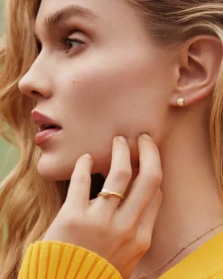 Davie Pearl 18K Gold Vermeil Band Ring In White Pearl^Kendra Scott Discount