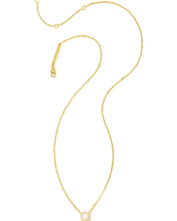 Davie Pearl 18K Gold Vermeil Pendant Necklace In White Pearl^Kendra Scott Cheap
