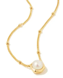 Davie Pearl 18K Gold Vermeil Pendant Necklace In White Pearl^Kendra Scott Cheap