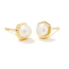 Davie Pearl 18K Gold Vermeil Stud Earrings In White Pearl^Kendra Scott Sale