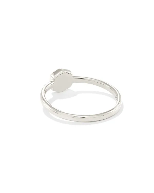 Davie Sterling Silver Band Ring In Aquamarine^Kendra Scott Flash Sale