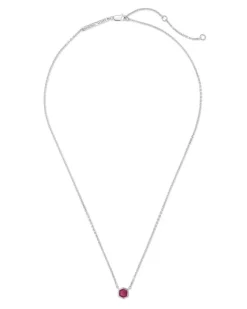 Davie Sterling Silver Pendant Necklace In Ruby^Kendra Scott Fashion