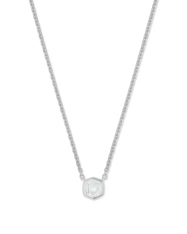 Davie Sterling Silver Pendant Necklace In Rock Crystal^Kendra Scott Shop