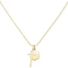 Davis Cross Charm Necklace In 18K Yellow Gold Vermeil^Kendra Scott Best Sale