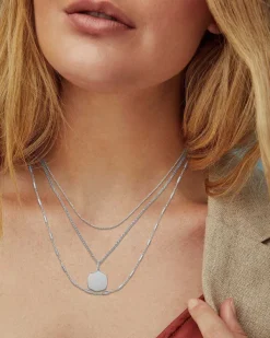Davis Triple Strand Necklace In Sterling Silver^Kendra Scott Best Sale