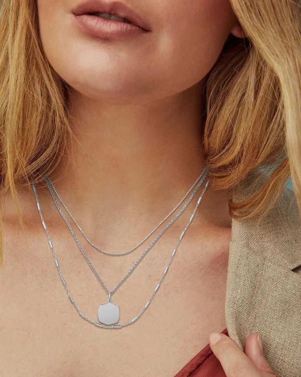 Davis Triple Strand Necklace In Sterling Silver^Kendra Scott Best Sale
