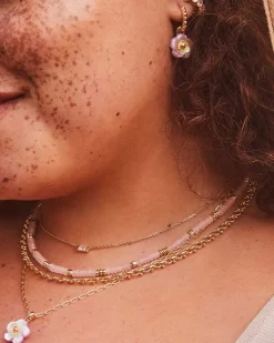 Deliah Gold Strand Necklace In Rose Quartz^Kendra Scott Fashion