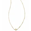 Delicate Cross Pendant Necklace In 14K Yellow Gold^Kendra Scott Shop