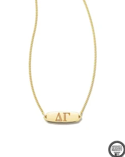 Delta Gamma Pendant Necklace In 18K Gold Vermeil^Kendra Scott Sale