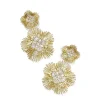 Dira Gold Crystal Statement Earrings In White Mix^Kendra Scott Outlet