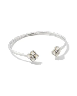 Dira Stone Silver Cuff Bracelet In Ivory Mix^Kendra Scott Online