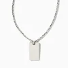 Dog Tag Necklace In Oxidized Sterling Silver^Kendra Scott Best Sale