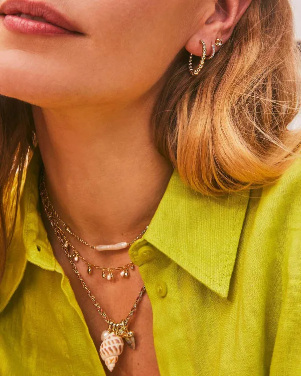 Eileen Gold Pendant Necklace In White Pearl^Kendra Scott Outlet