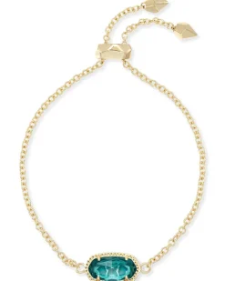 Elaina Gold Adjustable Chain Bracelet In London Blue Glass^Kendra Scott Store