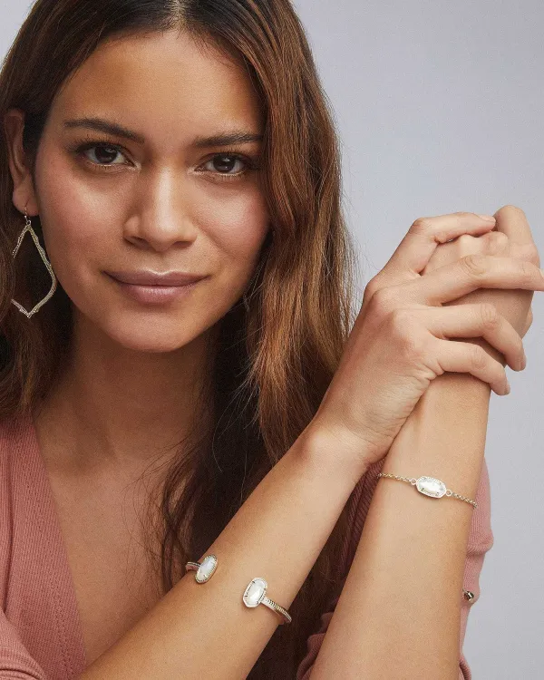 Elaina Gold Adjustable Chain Bracelet In Ivory Mother-Of-Pearl^Kendra Scott Fashion