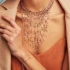 Elaina Rose Gold Adjustable Chain Bracelet In Iridescent Drusy^Kendra Scott Best