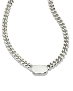 Elisa Curb Chain Necklace In Sterling Silver^Kendra Scott Online