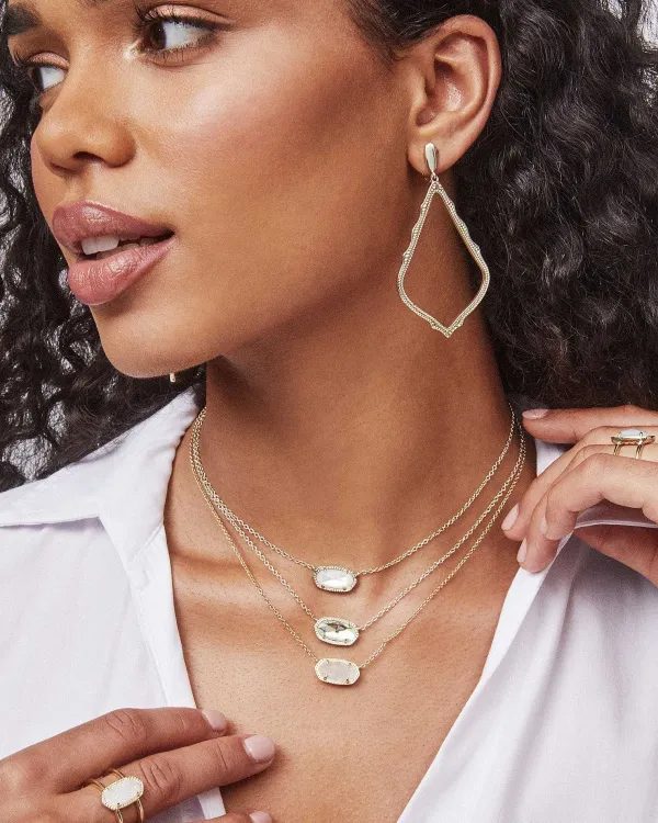 Elisa Gold Pendant Necklace In Azalea Illusion^Kendra Scott Store