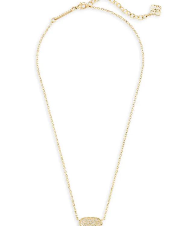 Elisa Gold Pendant Necklace In Gold Filigree^Kendra Scott Sale