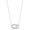 Elisa Sterling Silver Pendant Necklace In Ivory Mother-Of-Pearl^Kendra Scott Outlet