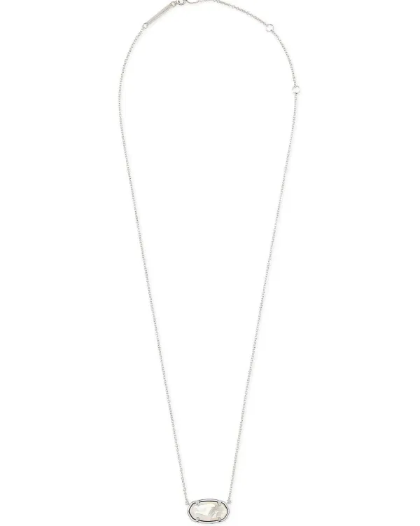 Elisa Sterling Silver Pendant Necklace In Ivory Mother-Of-Pearl^Kendra Scott Outlet