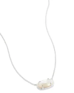 Elisa Sterling Silver Pendant Necklace In Ivory Mother-Of-Pearl^Kendra Scott Outlet