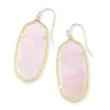 Elle Gold Drop Earrings In Rose Quartz^Kendra Scott Fashion