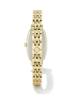 Elle Gold Tone Stainless Steel Watch In Black Mother-Of-Pearl^Kendra Scott Shop