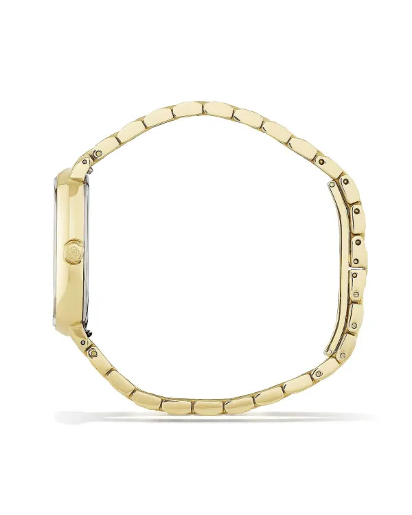 Elle Gold Tone Stainless Steel Watch In Black Mother-Of-Pearl^Kendra Scott Shop