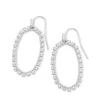 Elle Open Frame Crystal Drop Earrings In Rose Gold^Kendra Scott Clearance