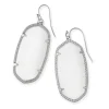 Elle Silver Drop Earrings In Ivory Mother-Of-Pearl^Kendra Scott Best
