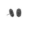 Ellie Gunmetal Stud Earrings In Black Drusy^Kendra Scott Outlet