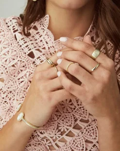 Elton Silver Cuff Bracelet In Dichroic Glass^Kendra Scott Clearance