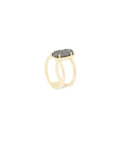 Elyse Gold Ring In Iridescent Drusy^Kendra Scott Hot