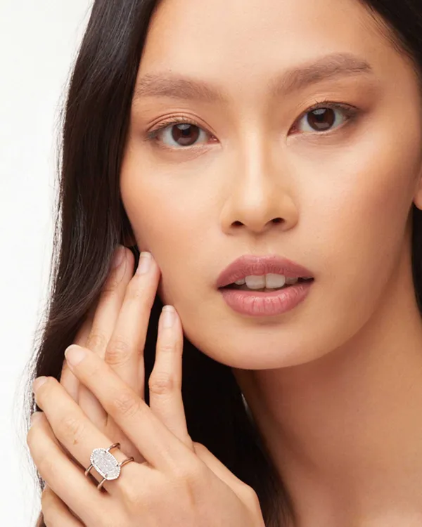 Elyse Silver Ring In Platinum Drusy^Kendra Scott Outlet