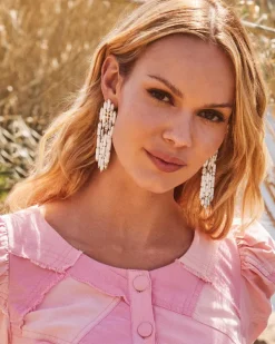 Ember Gold Statement Earrings In White Howlite^Kendra Scott Discount