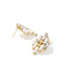 Ember Gold Statement Stud Earrings In White Howlite^Kendra Scott Cheap