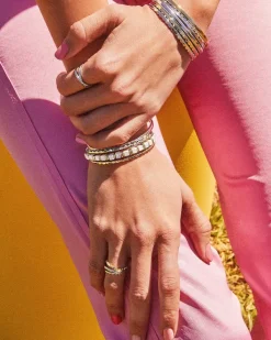 Ember Gold Triple Cuff Bracelet In White Howlite^Kendra Scott Cheap