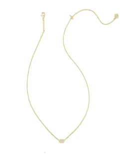 Emilie Gold Short Pendant Necklace In Iridescent Drusy^Kendra Scott Cheap