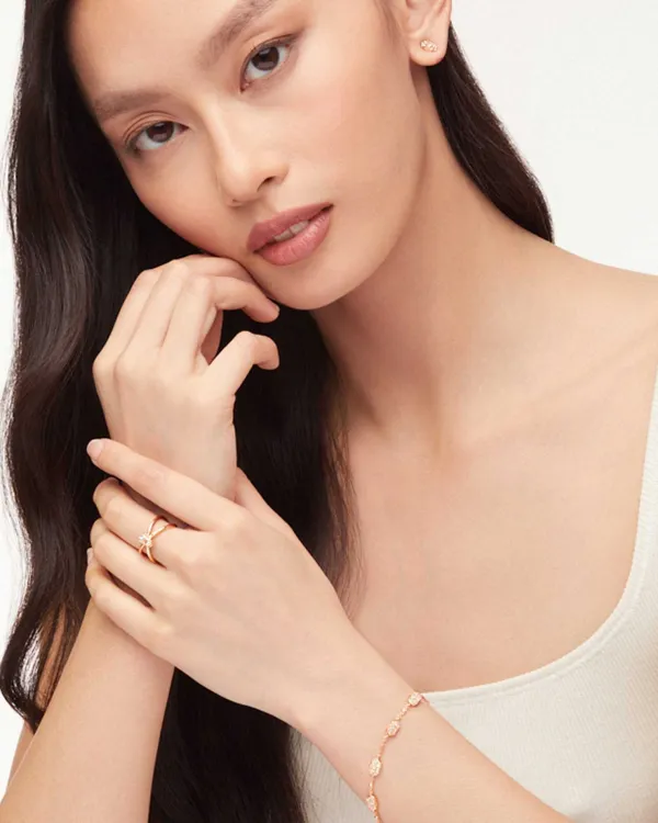 Emilie Rose Gold Double Band Ring In Sand Drusy^Kendra Scott Cheap