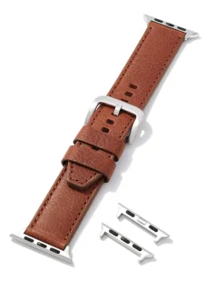 Evans Leather Watch Band In Luggage^Kendra Scott Fashion