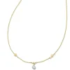Floating Lab Grown White Diamond Pendant Necklace In 14K Yellow Gold^Kendra Scott Sale