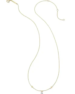 Floating Lab Grown White Diamond Pendant Necklace In 14K Yellow Gold^Kendra Scott Sale
