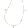 Floating Lab Grown White Diamond Strand Necklace In 14K Yellow Gold^Kendra Scott Fashion