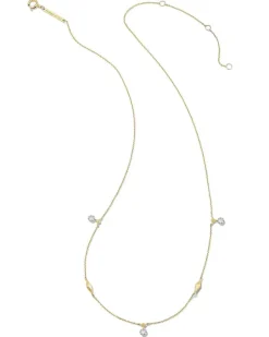 Floating Lab Grown White Diamond Strand Necklace In 14K Yellow Gold^Kendra Scott Fashion