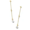 Floating Lab Grown White Diamond Linear Earrings In 14K Yellow Gold^Kendra Scott Outlet