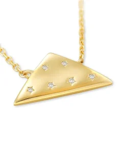 Folds Of Honor 14K Gold Pendant Necklace In White Diamond^Kendra Scott Shop